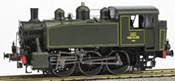 Steam Locomotive Class 030 TU 56 WEST Sotteville Grenn with Red Line - ANALOG DC